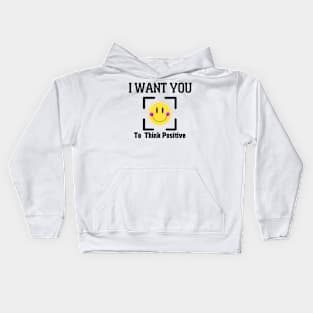 Think Positive Kids Hoodie